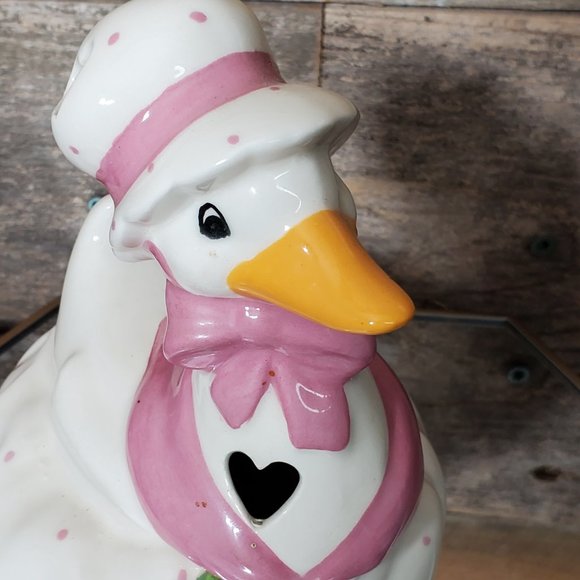 Mother Goose - Country Goose - Candy Dish - Votive Candle Holder - Picture 3 of 8